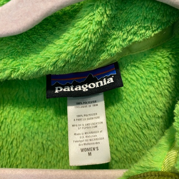 Patagonia Vibrant Lime Fleece Jacket - Picture 3 of 4